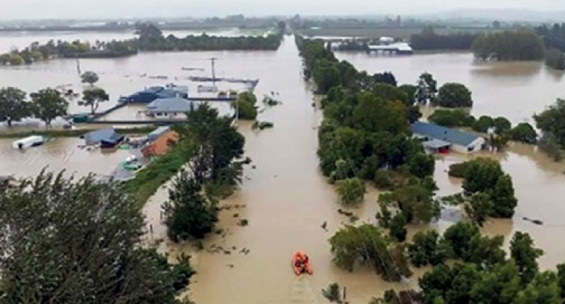 An aerial view of the devastation caused by Cyclone Gabrielle v2.